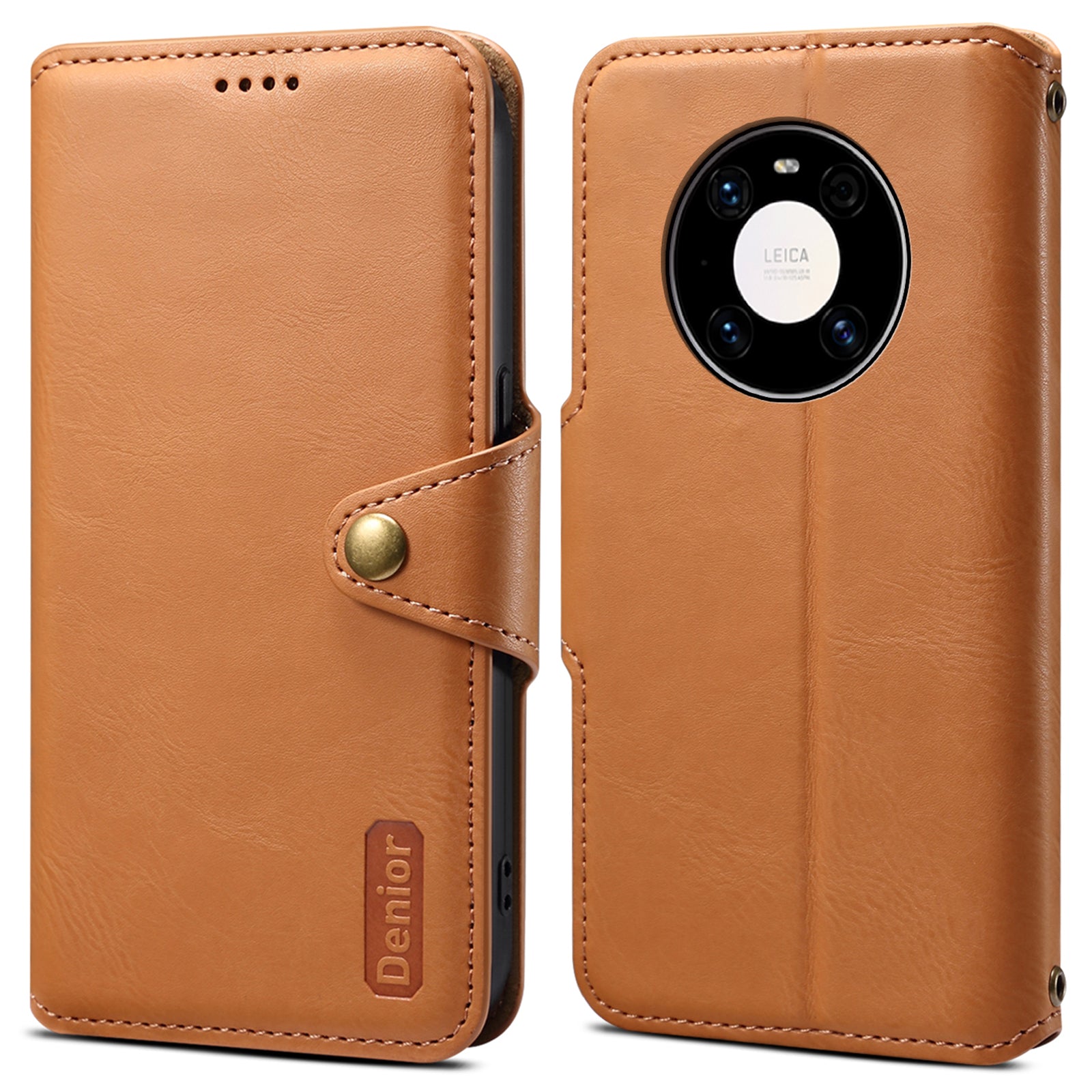 DENIOR For Huawei Mate 40 Pro 4G / Mate 40 Pro 5G Magnetic Phone Case Cowhide Texture Stand Cover DENIOR For Huawei Mate 40 Pro 4G / Mate 40 Pro 5G Magnetic Phone Case Cowhide Texture Stand Cover